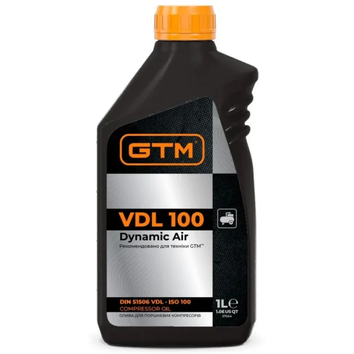 Компрессорное масло GTM 1л ISO 100 Фото