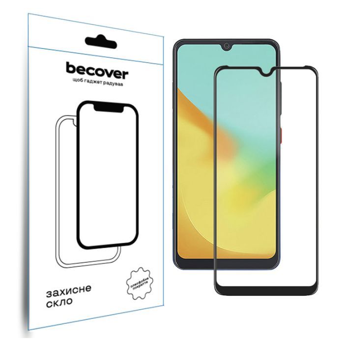 Стекло защитное BeCover ZTE Blade A35/A55 Black Фото