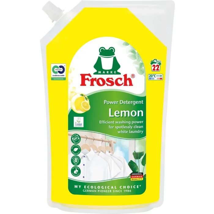 Гель для стирки Frosch Лимон Дой-пак 1.5 л Фото