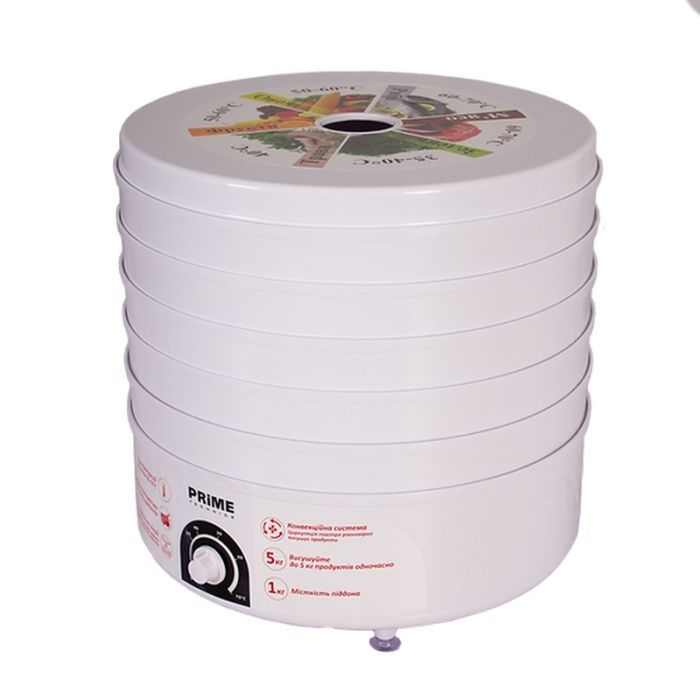 Сушка для овощей и фруктов PRIME Technics PFD 502 W Фото