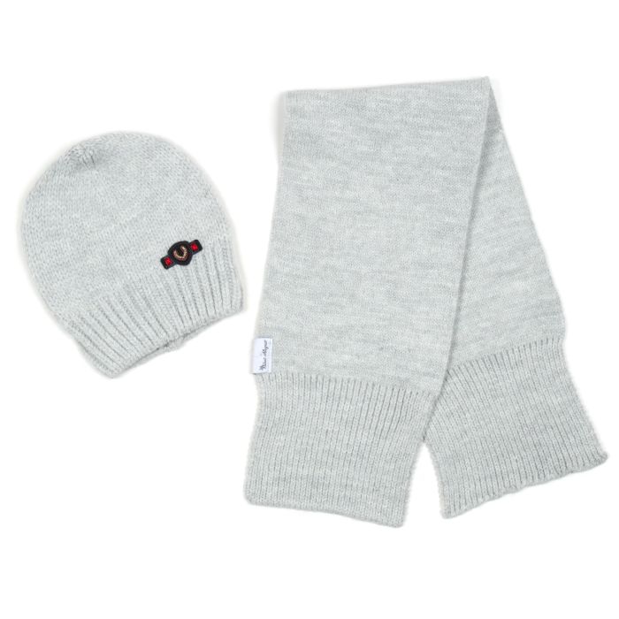 Шапка детская Na з шарфом Фото