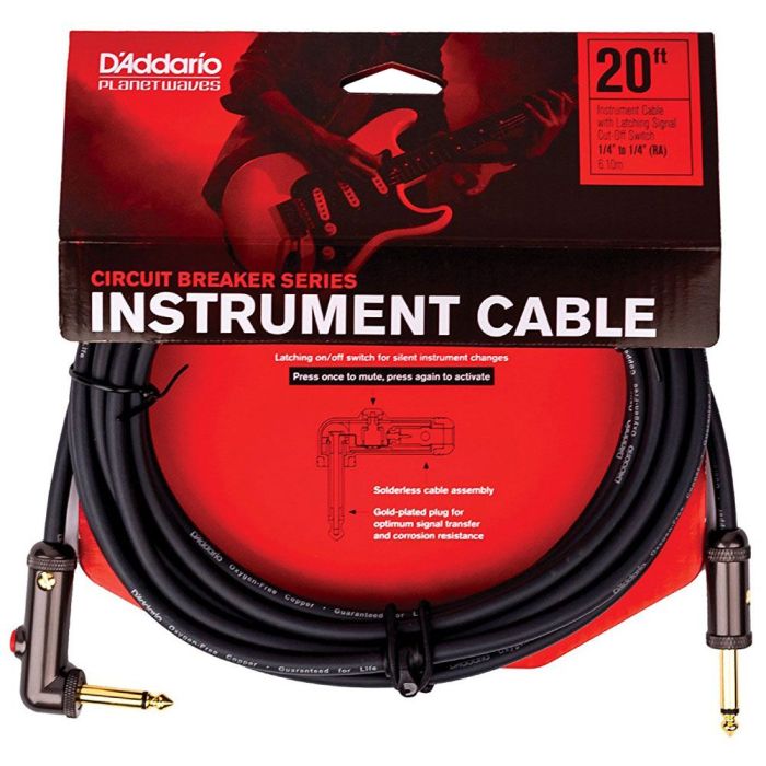 Инструментальный кабель D'Addario Curcuit Breaker Latching Switch 6m Фото