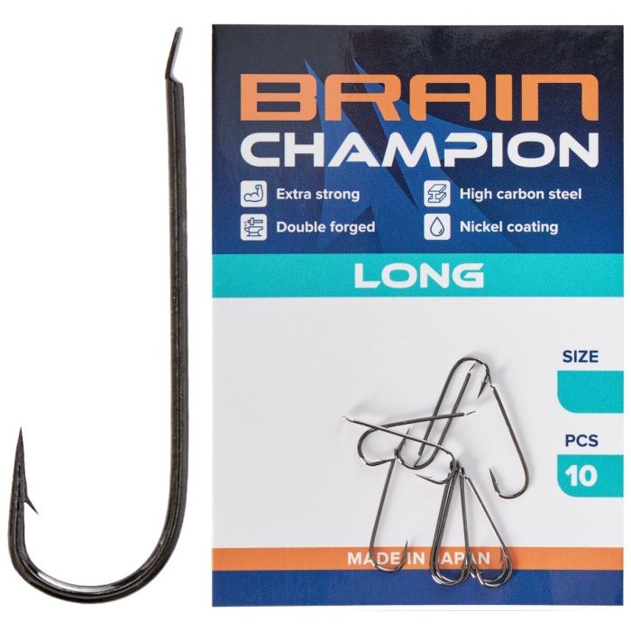 Крючок Brain Champion Long 6 (10 шт/уп) Фото