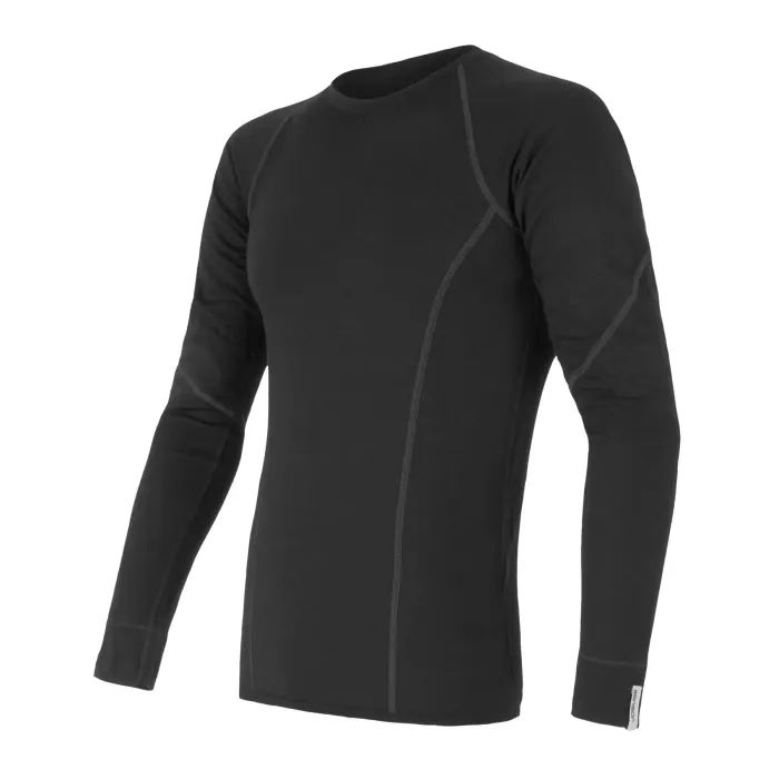 Термокофта Sensor Merino Active LS black 11109033 M Фото