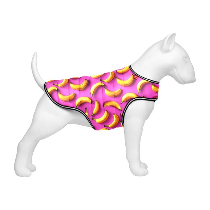 Курточка для животных WAUDOG Clothes Бананы на розовом M Фото