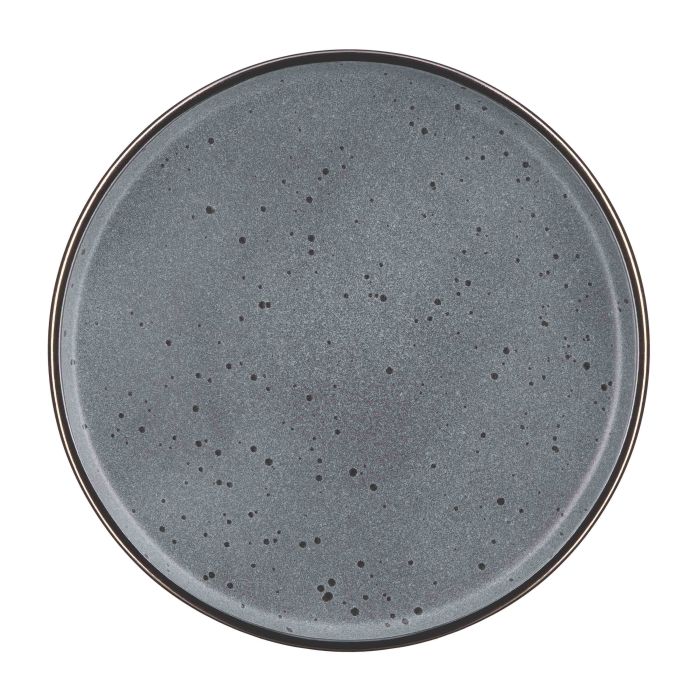 Тарелка Ardesto Fasano, 26см, кераміка, сірий темний Фото