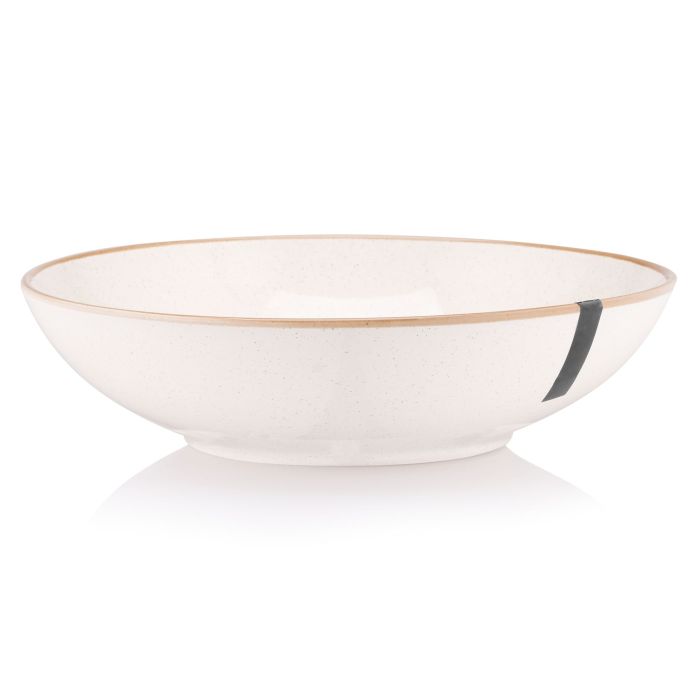 Тарелка Ardesto Apulia, 820мл, 20.8см, кераміка, кремовий Фото