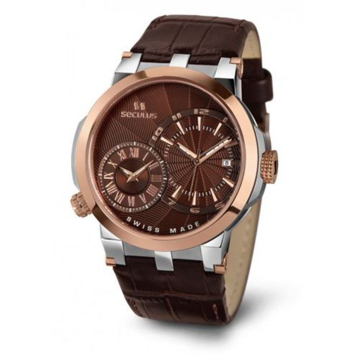 Наручные часы Seculus 4511.5.775.751 brown, ss-r, brown leather Фото