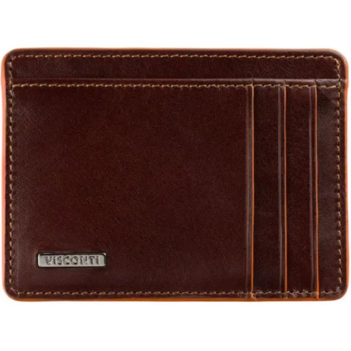 Кардхолдер Visconti ALP91 Monaco Brown Фото