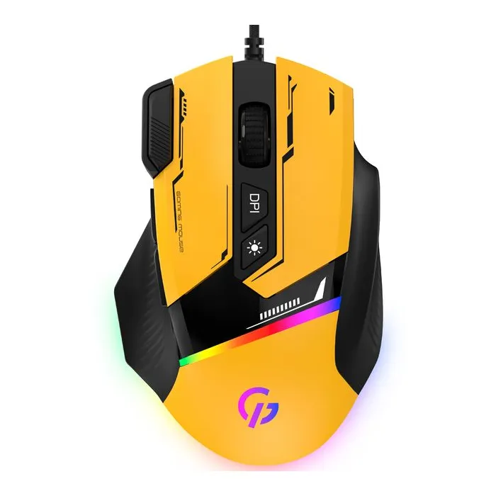 Мышка GamePro GM300Y USB Yellow/Black Фото