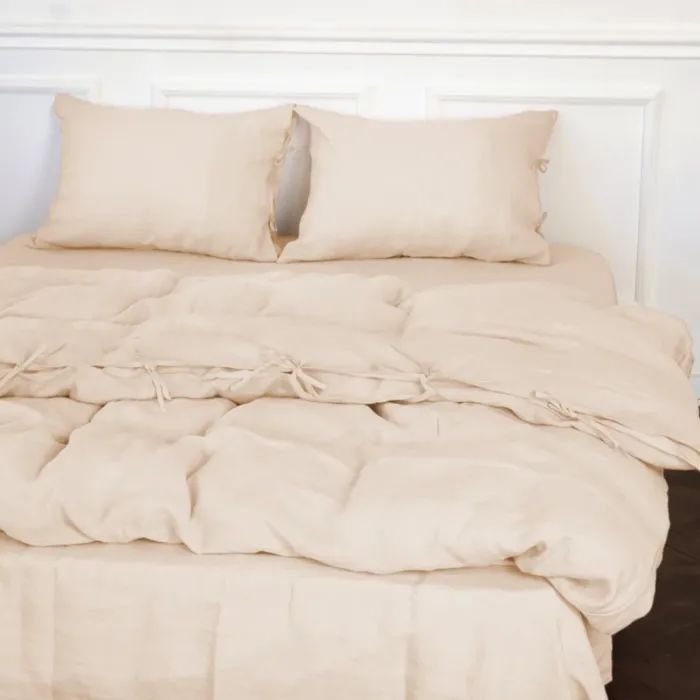 Постельное белье MirSon Льон Natural Linen Amalia 143х210 Фото