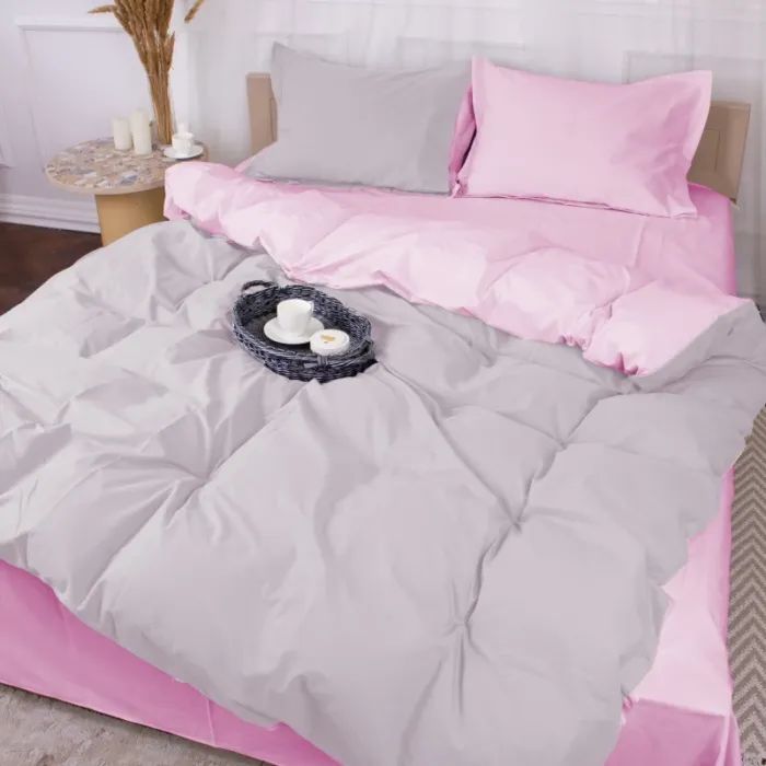 Постельное белье MirSon Poplin Line 018 + 054 Richelle 110x140 Фото