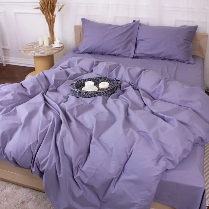 Постельное белье MirSon Poplin Line 056 Smoky 110x140 Фото
