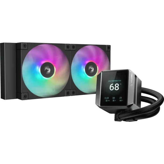Система жидкостного охлаждения Deepcool Mystique 240 ARGB Black Фото