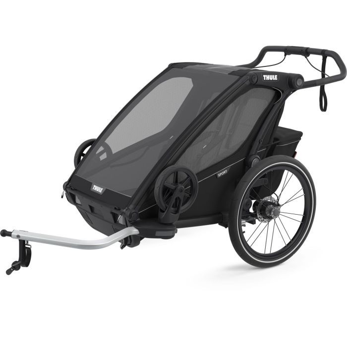 Коляска Thule Chariot Sport Double (Midnight Black) Фото