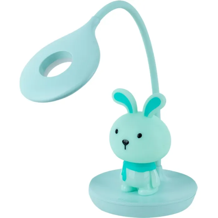 Настольная лампа Kite Bunny LED с аккумулятором, зеленая Фото