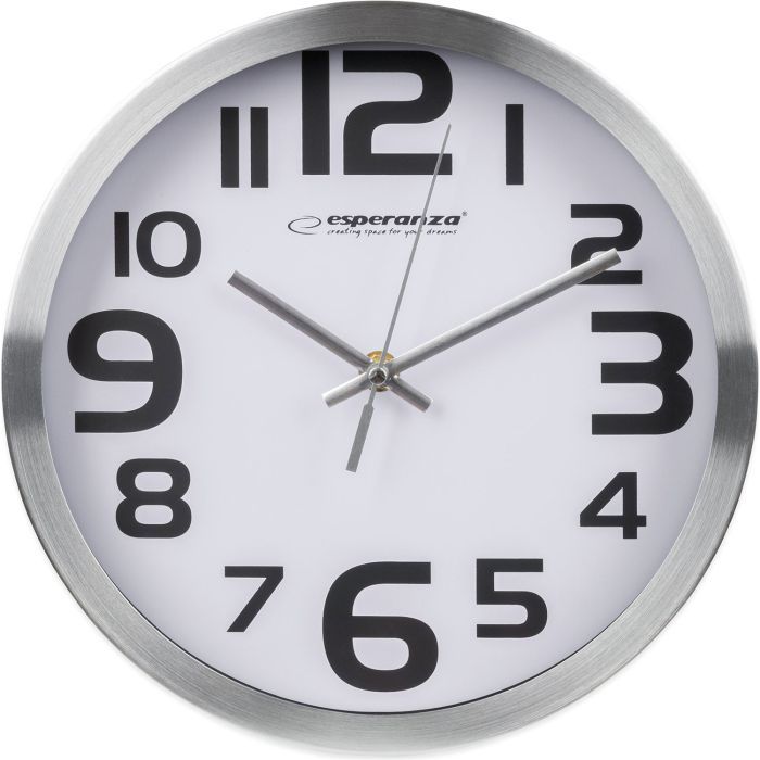 Настенные часы Esperanza Wall Clock Zurich 25 см White Фото