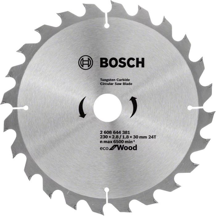 Диск пильный Bosch пиляльний Eco for Wood 230x30-24T Фото