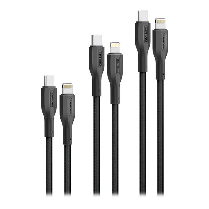 Дата кабель Promate USB-C to Lightning 2.0m Фото