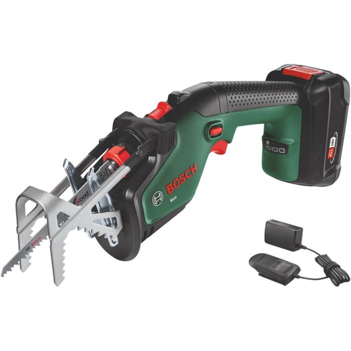 Сабельная пила Bosch KEO 18V, 2Ah, 80мм, ход 20мм Фото