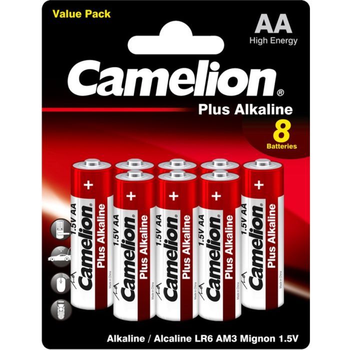 Батарейка Camelion AA LR6 Plus Alkaline * (5+3) Фото