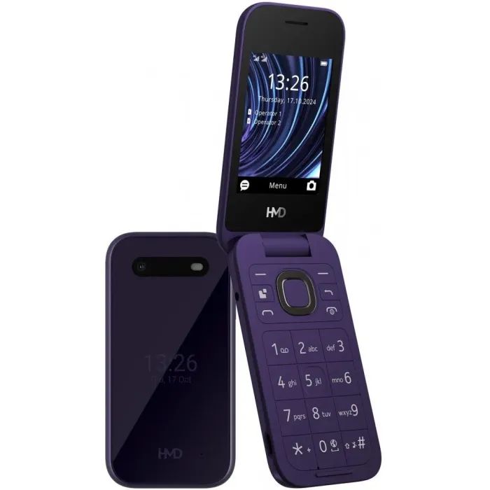 Мобильный телефон HMD 2660 4G Flip DS Violet Фото
