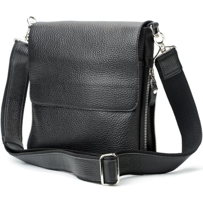 Сумка Shvigel Кожаная Черная Фото