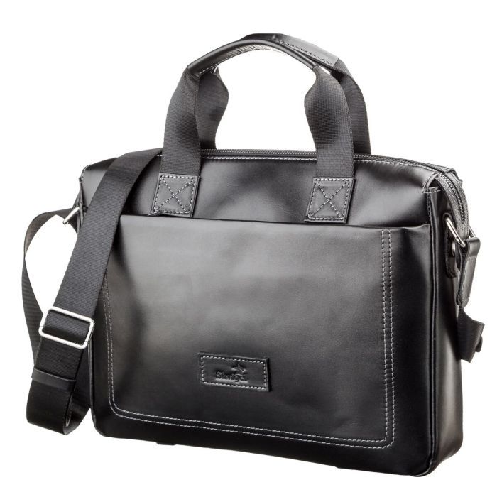 Сумка Shvigel Кожаная Черная Фото