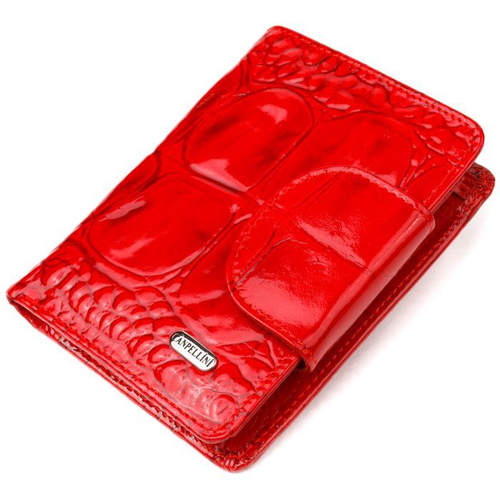 Кошелек Canpellini Из натуральной кожи Красный Фото