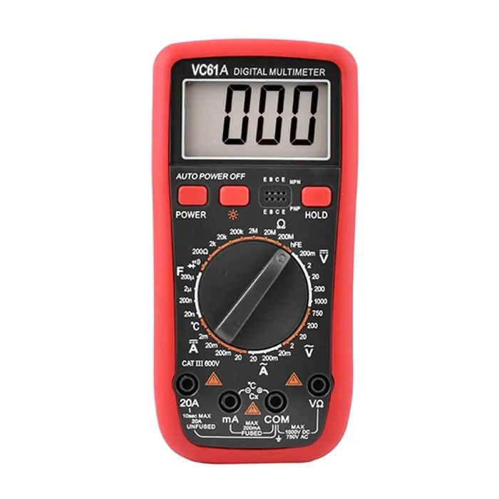 Цифровой мультиметр Voltronic VC-61A, V, A, R, Q50 Фото