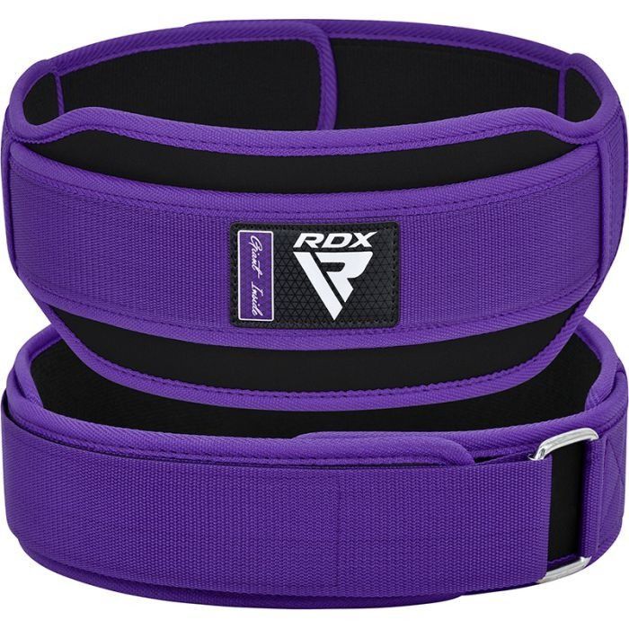 Атлетический пояс RDX RX5 Double Belt неопреновий Purpel S Фото