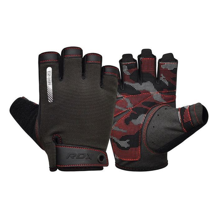 Перчатки для фитнеса RDX T2 Half Red S Фото