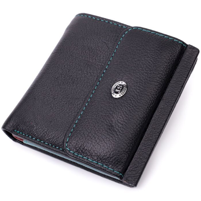 Кошелек ST Leather Из натуральной кожи Черный Фото