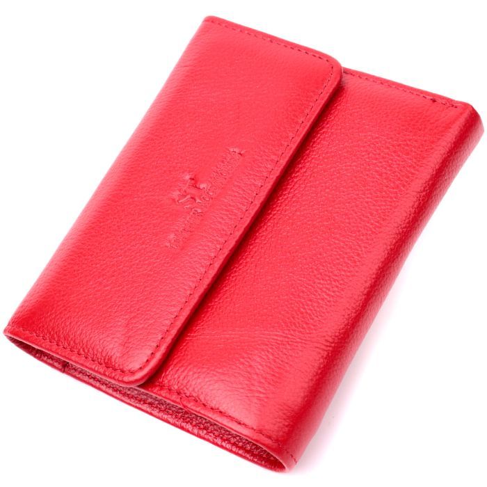 Кошелек ST Leather Из натуральной кожи Красный Фото