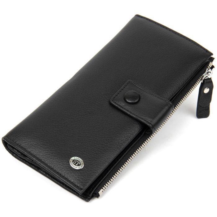 Кошелек ST Leather Черный Фото