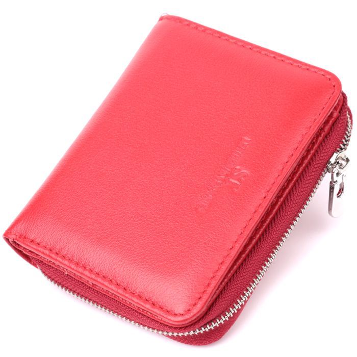 Кошелек ST Leather Из натуральной кожи Красный Фото