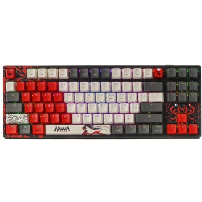 Клавиатура A4Tech Bloody WS87 Naraka Wireless/Bluetooth Black/Red Фото