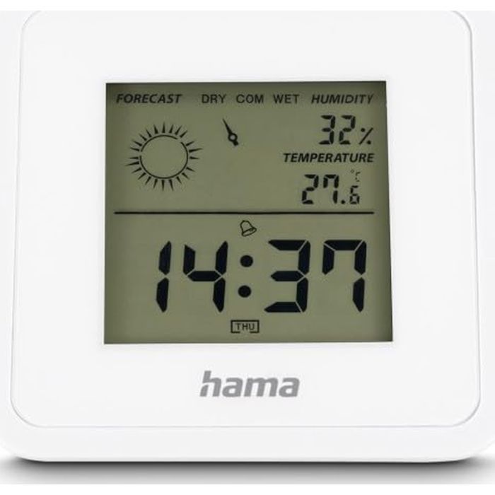 Термо-гигрометр Hama Borneo White Фото