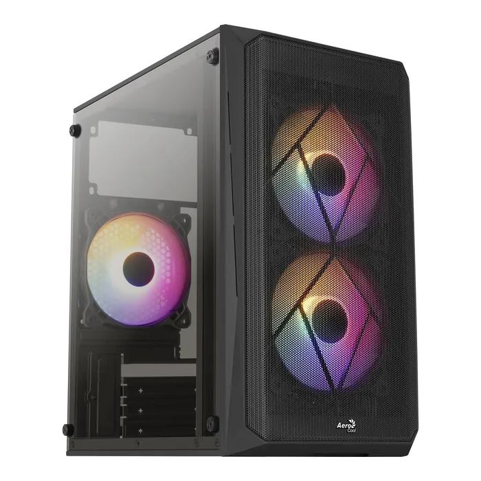 Корпус для ПК AeroCool CS-107-A-BK-v2 Black 600W Фото