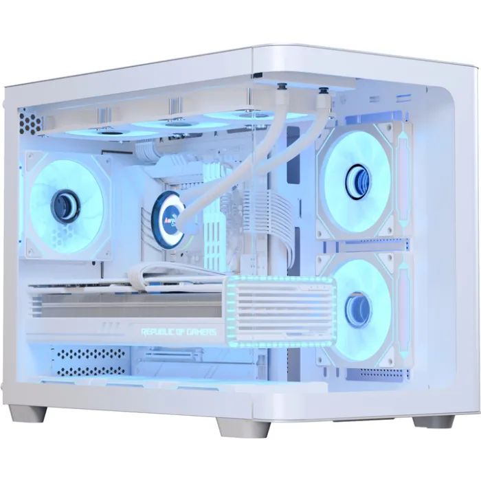 Корпус для ПК AeroCool P300C-G-WT-v1 White Фото