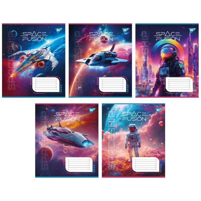 Тетрадь Yes Space fusion А5 48 аркушів лінія Фото