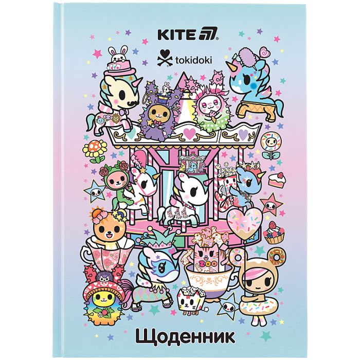 Дневник школьный Kite tokidoki, твердая обложка Фото