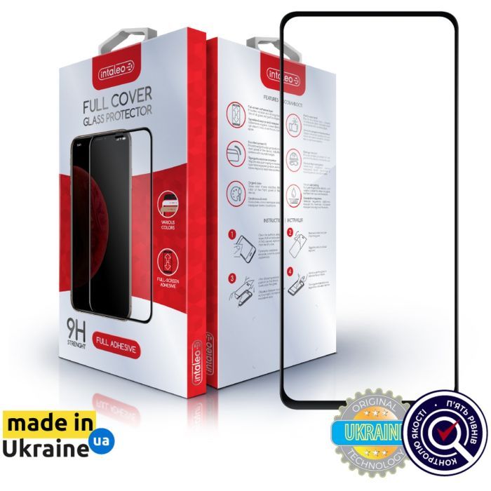 Стекло защитное Intaleo Full Glue ZTE V40S Black Фото