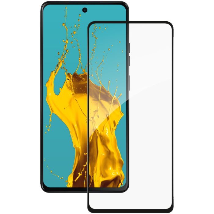 Стекло защитное Piko Full Glue Moto G75 Black Фото