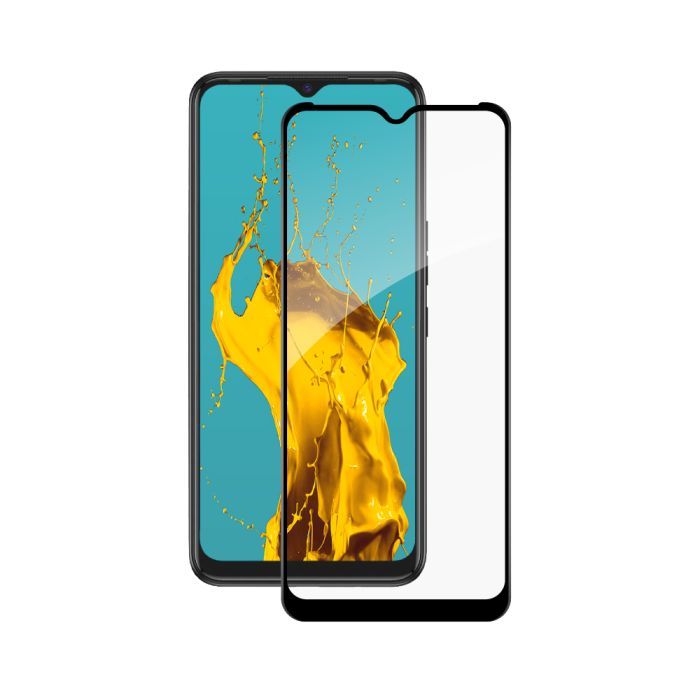 Стекло защитное Piko Full Glue Tecno Spark 7 Black Фото