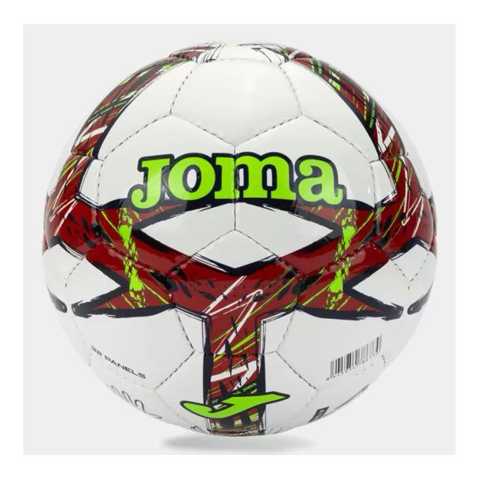 Мяч футбольный Joma Dal III (401412.206) Уні 4 Біло-червоно-салатовий Фото