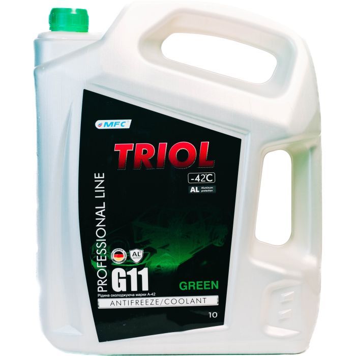 Антифриз МФК TRIOL Professional Green G11 (-42С) 10кг Фото