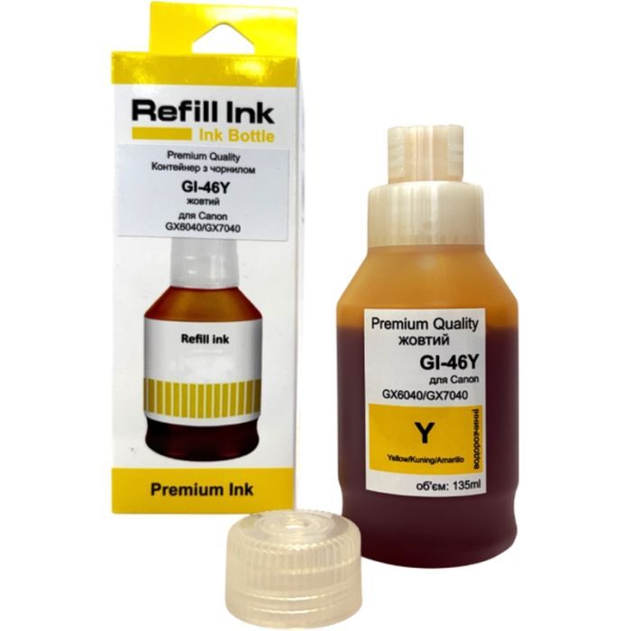 Чернила Premium Quality Canon GI-46 135мл Yellow SmartFill Фото
