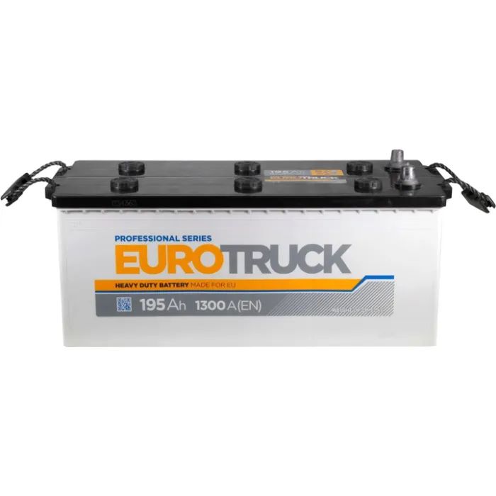 Аккумулятор автомобильный EUROTRUCK 6СТ-195АЗ (3) (B) 1300А 12V (E) Фото
