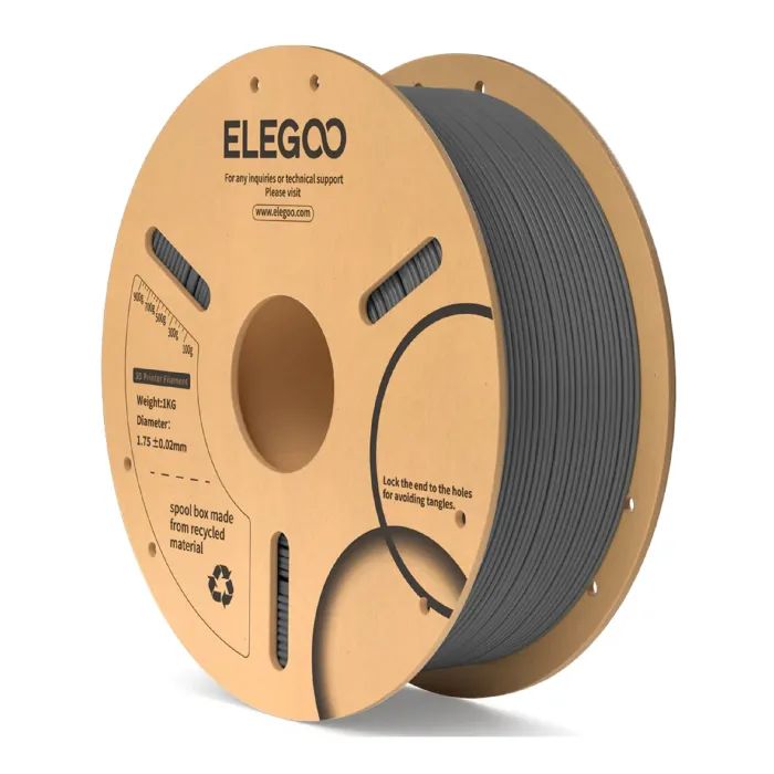 Пластик для 3D-принтера ELEGOO PLA 1кг, 1.75мм, gray cosmic Фото